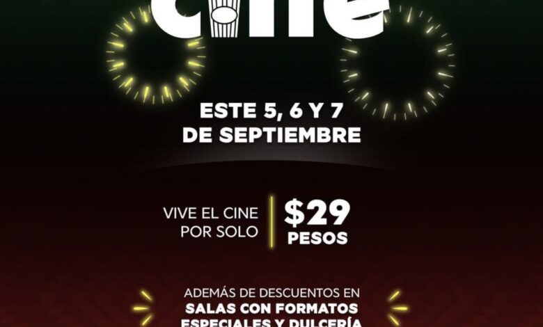Inicia la fiesta del cine en México