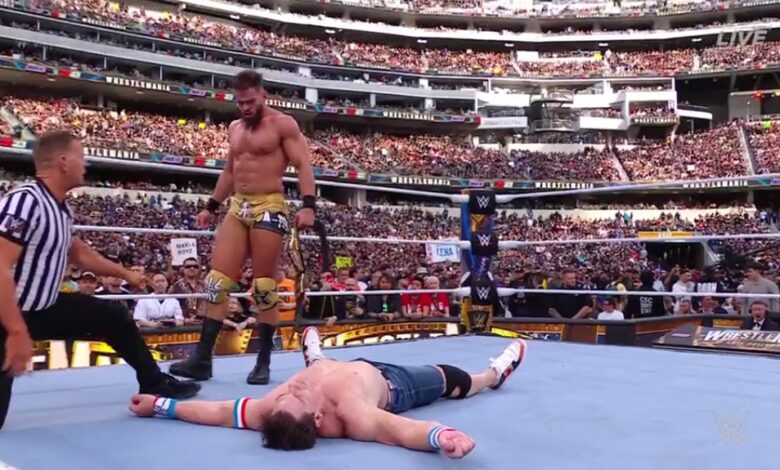 John Cena pierde ante Austin Theory en WrestleMania 39