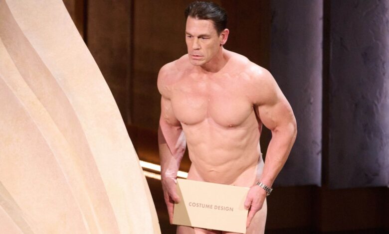 ¿John Cena desnudo en Los Oscar?