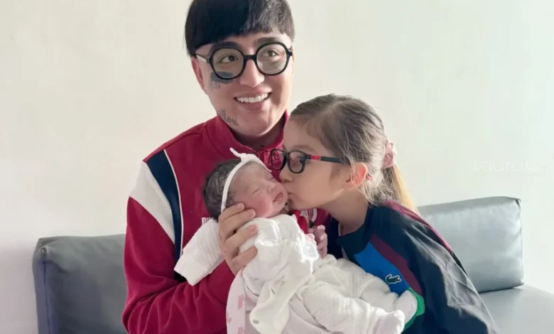 Dani Flow ya es papá por segunda vez y publica una foto de su bebé